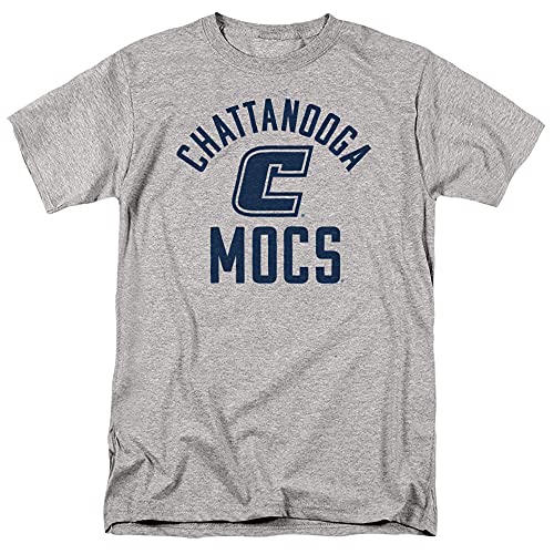 University of Tennessee at Chattanooga Official UTC Mocs Single Color Unisex Adult T-Shirt, Athletic Heather, X-Large