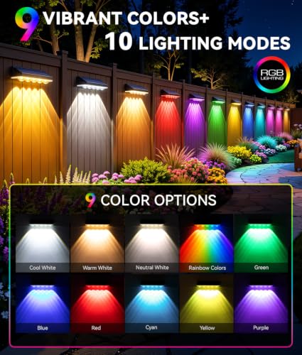 KOOPER 8-Pack Solar Fence Lights - $17.99 w/ Code + 40% Off Code PXPM87TH - image 3
