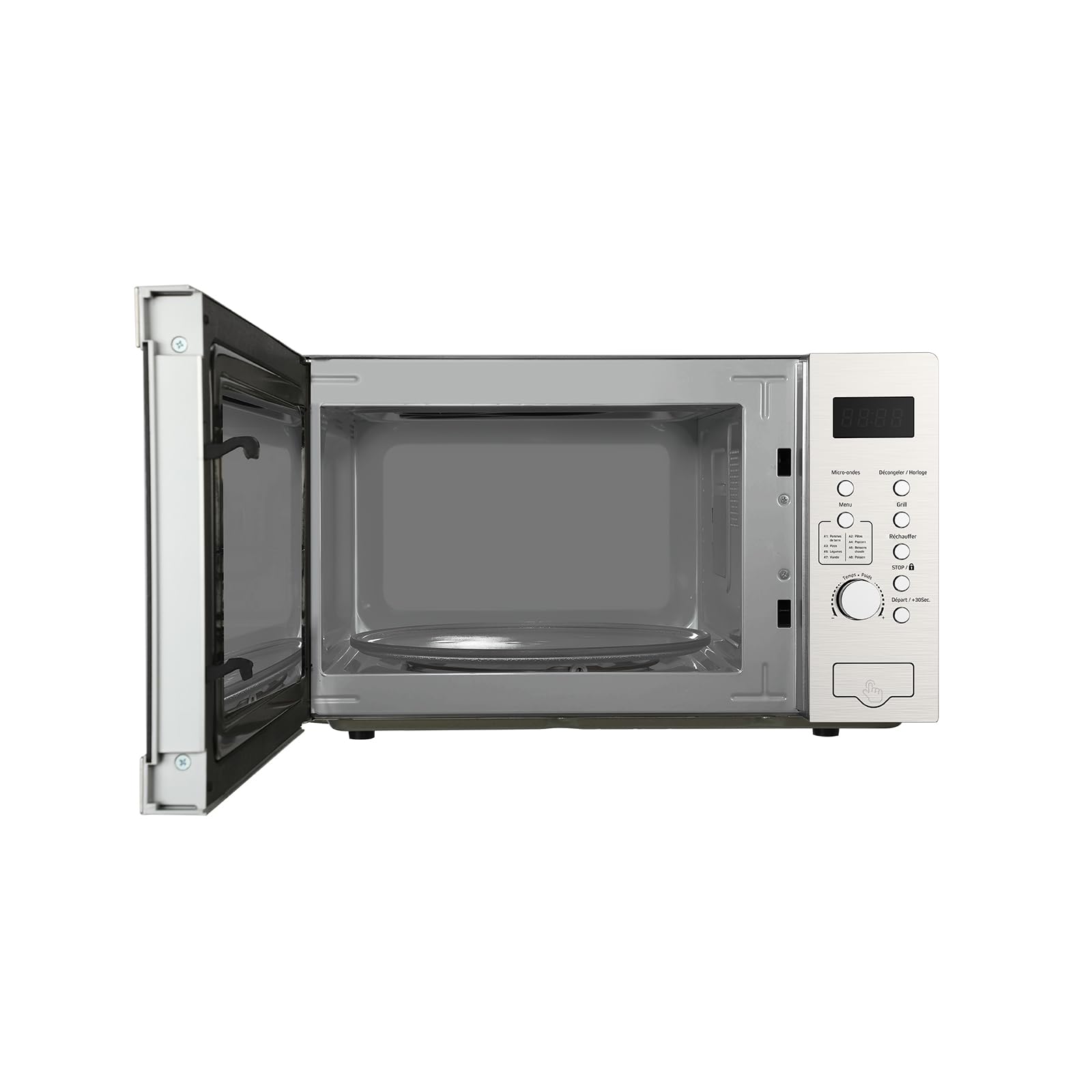 BRANDT - GE3000X - Micro onde Grill - 30L - 700W - Grill 1200W - Dimension produit nu HxLxP (mm) 303X510X410 - Minuterie 60 min - Autoprogrammes - Inox