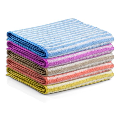 Das blaue Wunder EXTRA Premium Geschirrtücher 40cm x 70cm | EXTRA weich und EXTRA saugfähig | Küchentücher mit Qualität | Streifen- und fusselfrei (bunt, 5er Set) Das blaue Wunder EXTRA Premium Geschirrtücher 40cm x 70cm | EXTRA weich und EXTRA saugfähig | Küchentücher mit Qualität | Streifen- und fusselfrei (bunt, 5er Set)