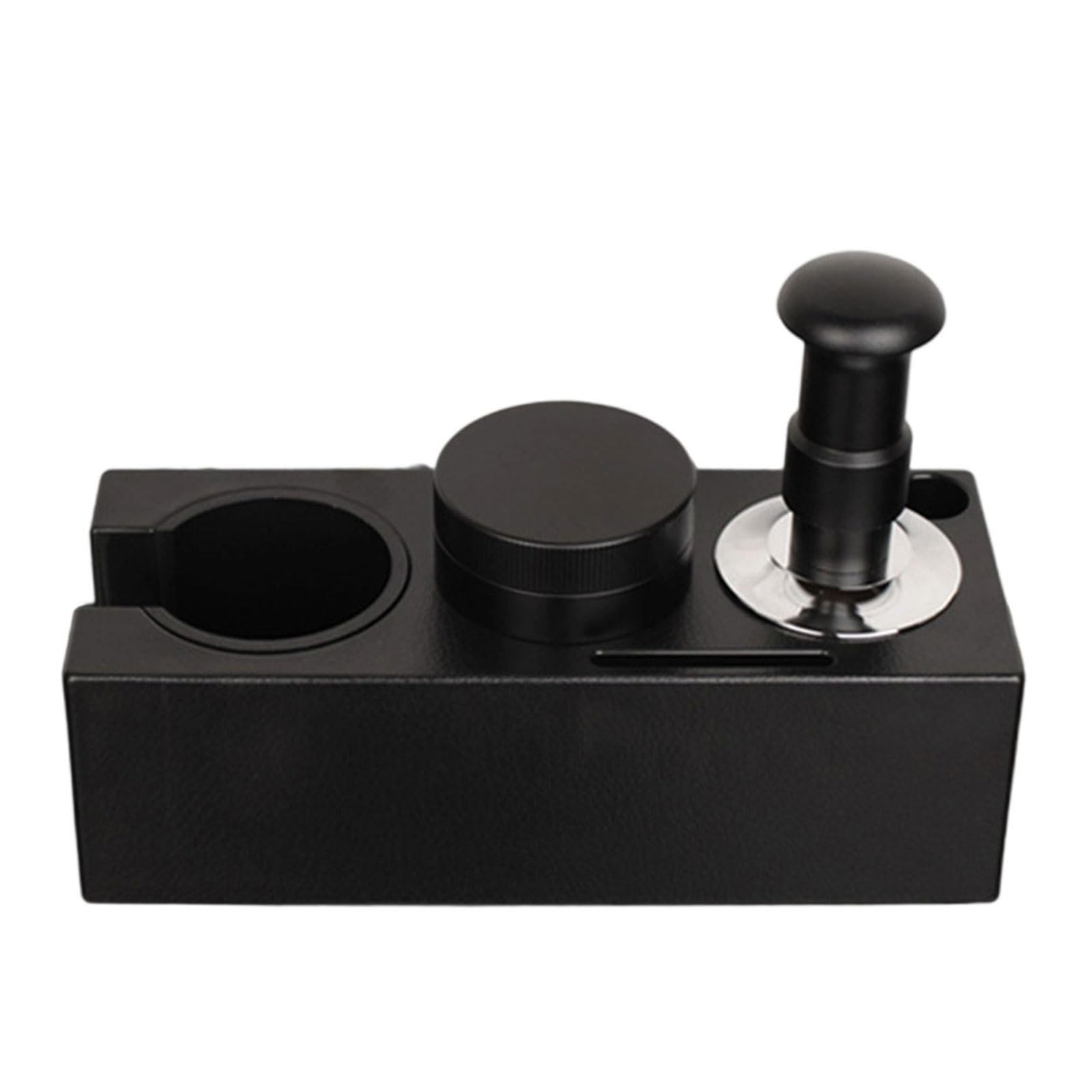 Shurhome Tamper Accessories Espresso Tamping Station with Adjustable Heights for 51mm / 53mm / 58mm Portafilters Espresso Tamping Base
