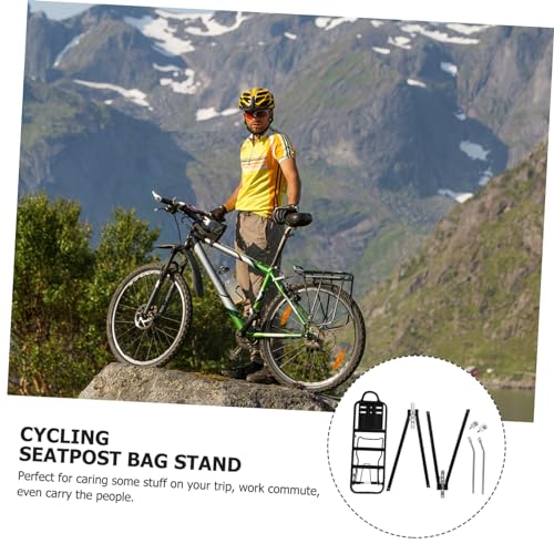 Porte-cargo arrière robuste de vélo anti-chocs Toddmomy