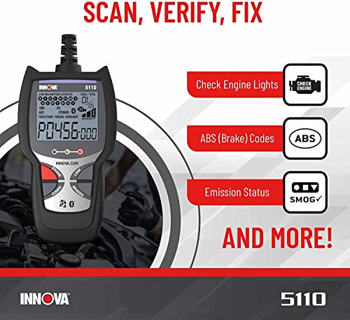 INNOVA 5110 Check Engine Code Reader – Super Simple Car Scanner for All Levels – Works on Most 1996 & Newer OBDII Cars