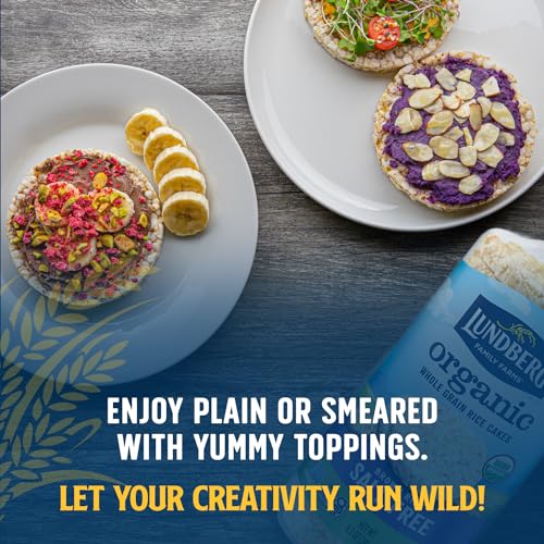Lundberg Rice Cakes - Organic Whole Grain Brown Rice Cakes, Salt-Free thumb #5