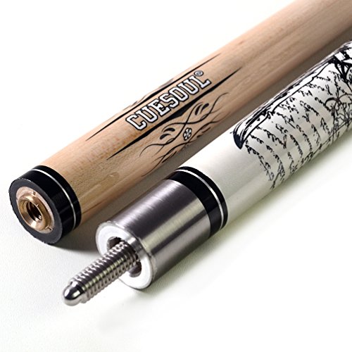 CUESOUL 58 inch 19/20/21 oz 1/2 Maple Pool Cue Stick Kit-Rockin Series - Image 4