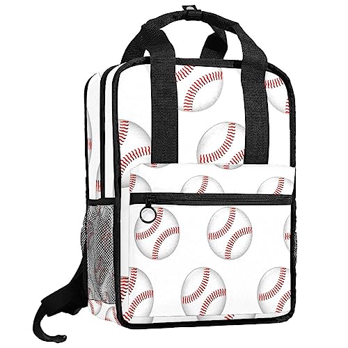 Sac à dos pour garçons au motif baseball - Prêt pour l'école et le parc