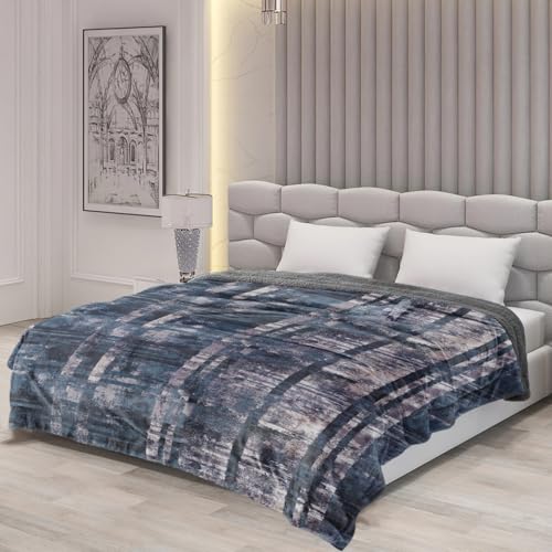 Image of Cloth Fusion Sherpa Fleece AC Blanket for Winter, Single 60x90 inch