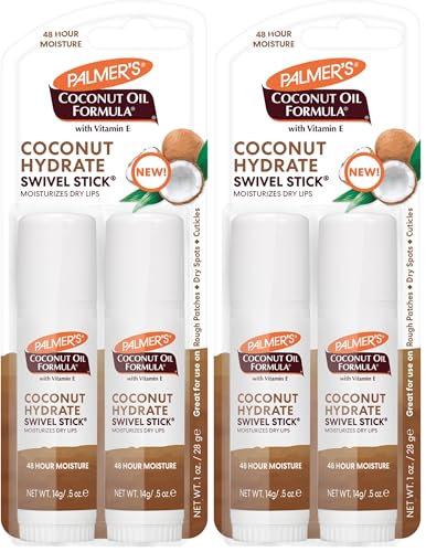 Palmer's Coconut Oil Formula Moisturizing Swivel Stick (Pack of 4)