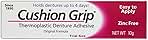 Cushion Grip Denture Adhesive, 0.35 oz (Travel Size) – Long-Lasting, Glue-Free Thermoplastic Formula for a Comfortable, Secure Denture Fit Up to 4 Days