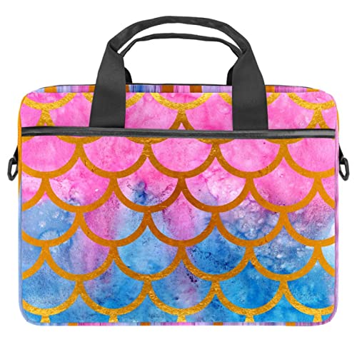 Sacoche ordinateur portable 13 14 pouces avec bandoulière et motif coloré tendance