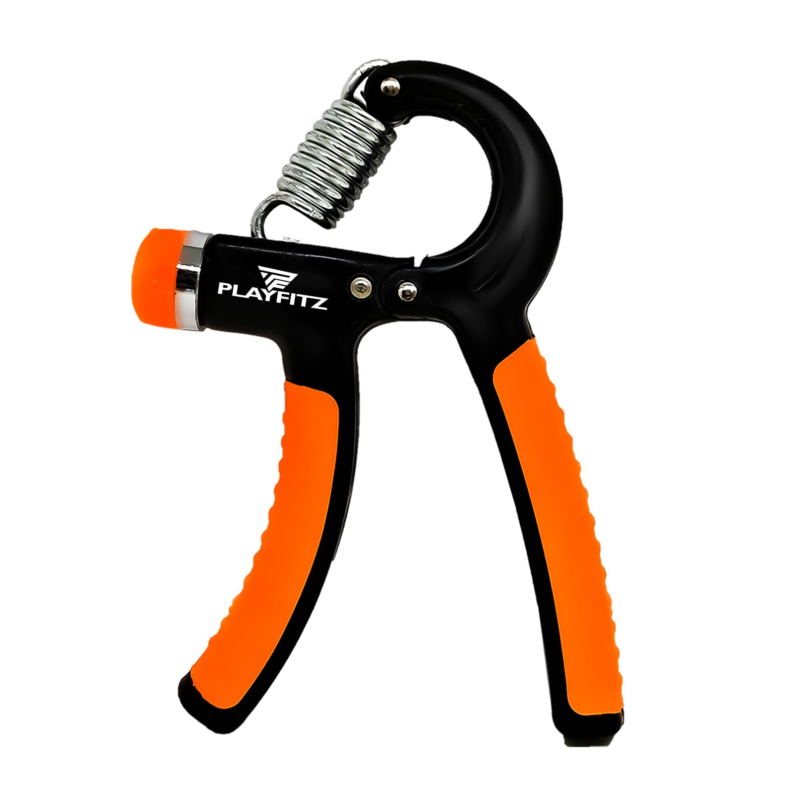 Power hand Grip Strength Trainer Adjustable Hand Gripper for Men & Women for Gym Hand Grip for Workout, Muscle Building, Finger Exercise Power Gripper Resistance 22-132Lbs (10-60kg), ORANGE