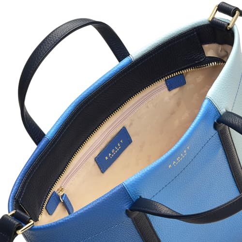 Image of RADLEY London Rivington Colourblock Women's Leather Ziptop Satchel Bag
