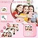 Kids Camera Instant Print Color Photos, Dual-Lens Instant Print Camera for Kids, Toddler Portable Travel Digital Camera Toy for 6 7 8 Year Old Boys Girls Christmas Birthday Gifts 64GB Card