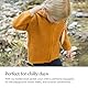 Ehrenkind® Walkjacke | Jacke für Kind aus Merino Schurwolle mit Reißverschluss | Walk Jacke für Baby | Beige Gr. 98/104