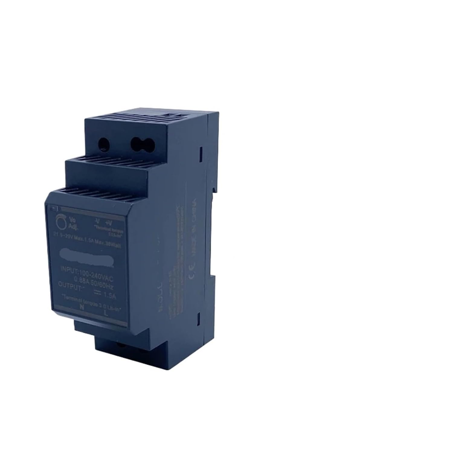 HDR-30 Ladder DIN Rail Switching Power Supply 12V 24V Thin LED Driver 30W Half-Bridge Power Transformer(HDR-30-24)