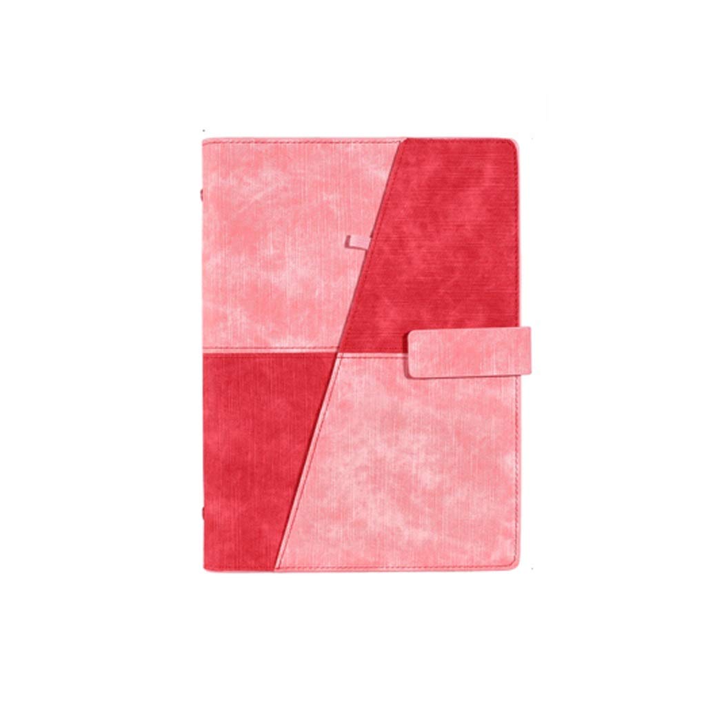 Journal taccuino Diario A5 Birkle Notebook Creativo Semplice Blocco Note Portatile Diario Squisito for L'Ufficio Universitario Affari dell'ufficio Scolastico (Color : Red)