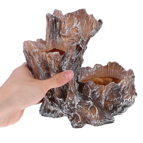 Pot de fleurs unique design imitation racine d'arbre pour cactus