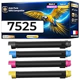 Pack complet 4 toners : Noir + Cyan + Magenta + Jaune