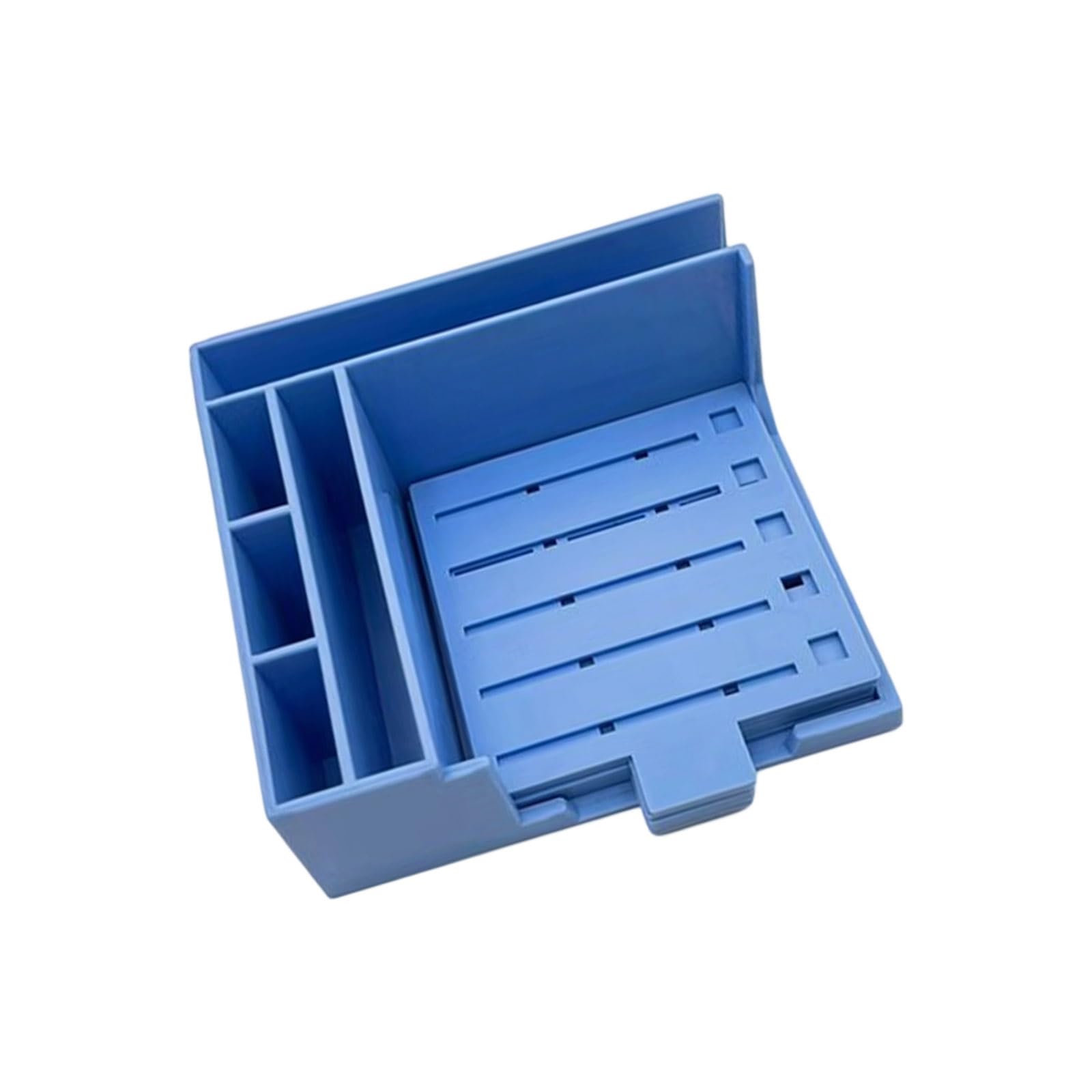 Xjdzineq Multiple Color Sticky Note Organizers with Sturdy PP Materials for Desk Storage Note Container