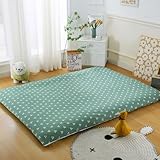 Boden-Futon-Matratzenbezug mit Reißverschluss, modernes Muster, vollständiger Bezug, waschbar, staubdicht, abnehmbarer Futonbezug mit Reißverschluss für japanische Tatami-Bodenmatratzen (05, 120 x 200