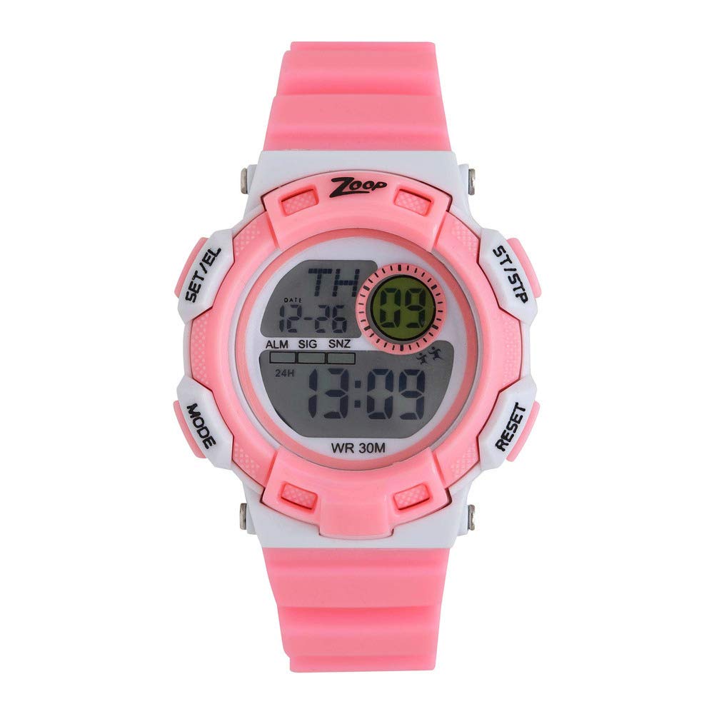 Zoop Unisex Two Tone Dial Digital Watch - NL16009PP05 (Grey) (B084KSMQGP) Amazon Price History, Amazon Price Tracker