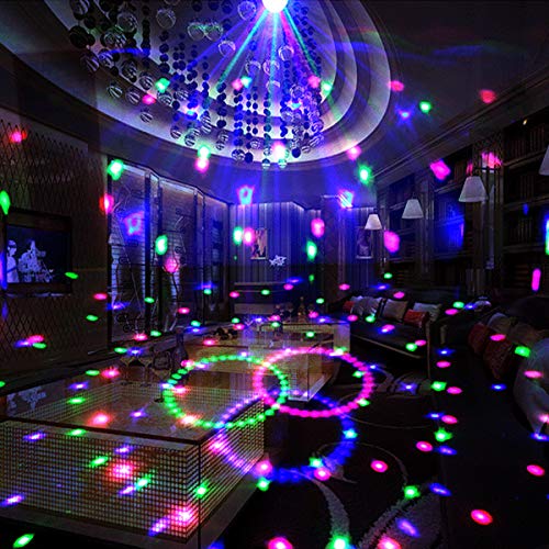 Disco Ball Party Lights Portable Rotating Lights Sound Activated Led Strobe Light 7 Color With Remote And Usb Plug In For Car Home Room Parties Kids Birthday Dance Wedding Show Club Pub Xmas #TOP3