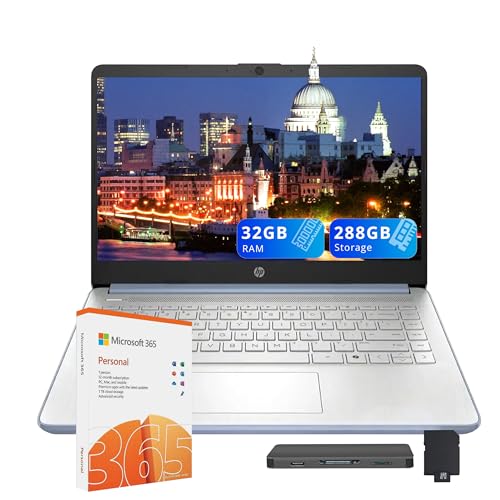 HP 14 HD Student & Business Laptop with Office 365