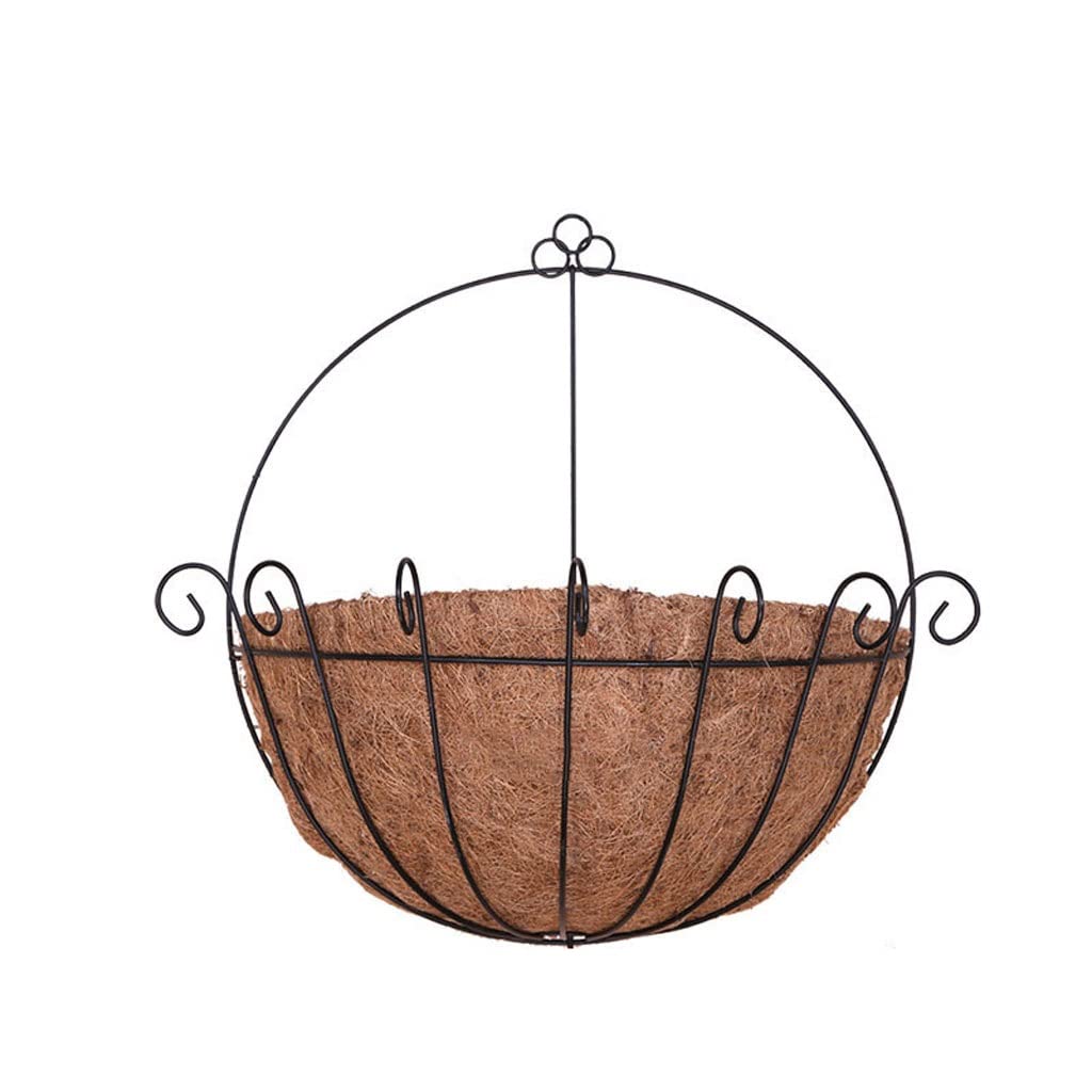 Fioriere Metallo Appendere il cestino del fiore con la pianta del coccodrillo Stand del fiore del fiore della decorazione del portico della decorazione del portico del portico Vasi di Fiori ( Color :