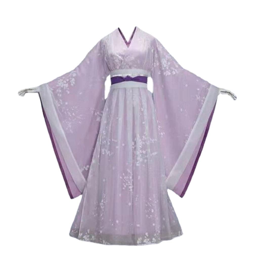 Chińska sukienka Hanfu, damski starożytny chiński zestaw Hanfu damski kostium cosplay sukienka Hanfu fioletowy strój