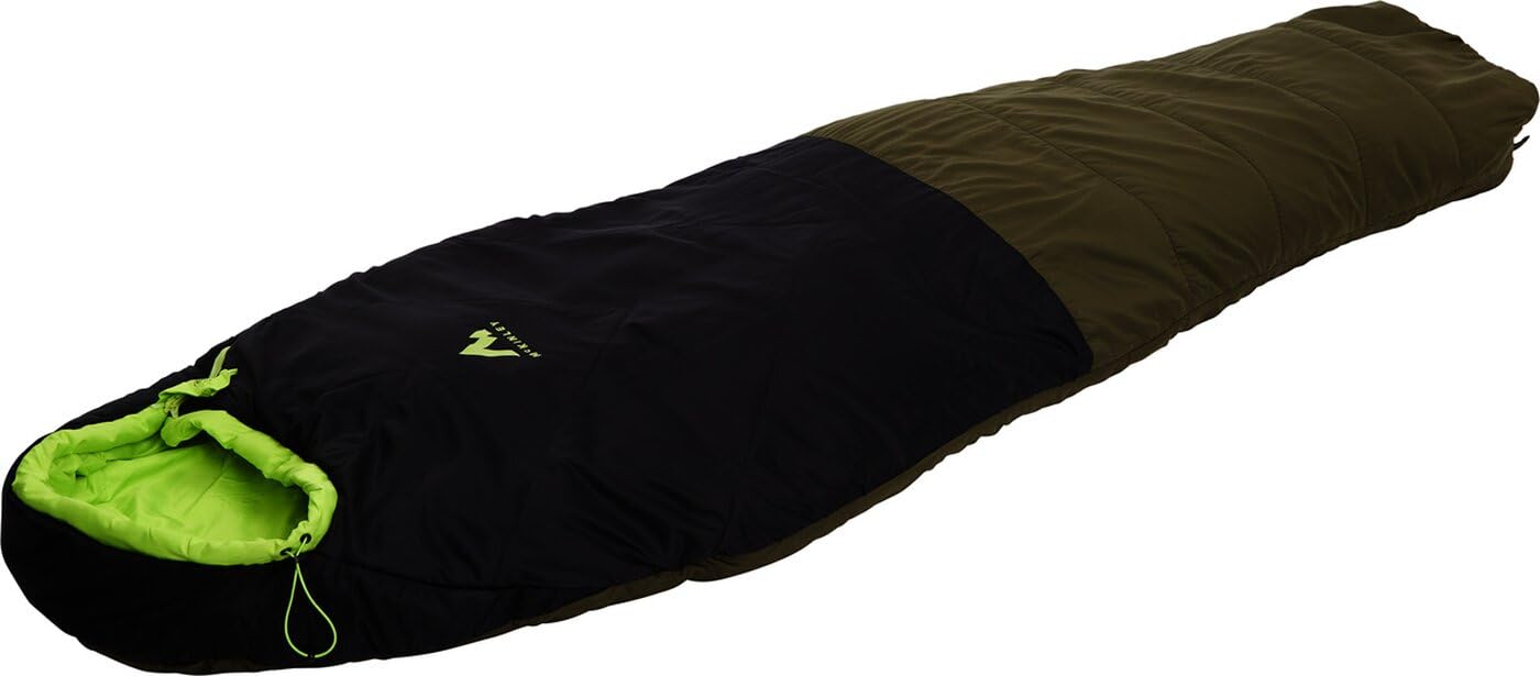 Mckinley Trekker Saco de Dormir, Unisex, Olive Dark/Black Nig, 195R