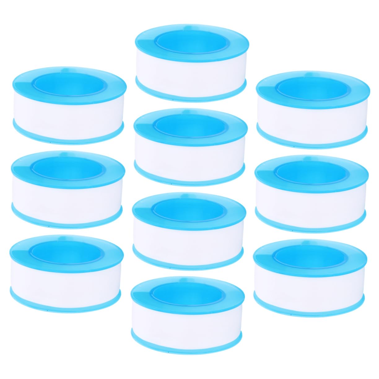 Cabilock 5 Series Cinta De Tubo De Gas Delgado Tubería De Colores Cinta Selladora De Agua Sello Agujereado Cinta Adhesiva De Goma Cinta De Sellado De Ptfe 10 Rollos*5