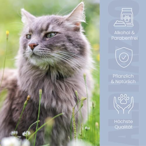 alphazoo Ohrmilbenöl für Katzen 100 ml – sanfte, alkoholfreie Ohrenpflege mit Aloe Vera & Calendula | pflegt empfindliche Ohren, leicht anzuwenden & gut verträglich | unattraktiv für Milben