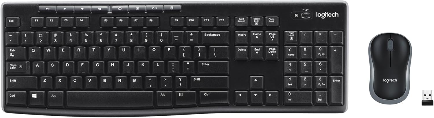 Logitech Wireless Combo MK270 schwarz
