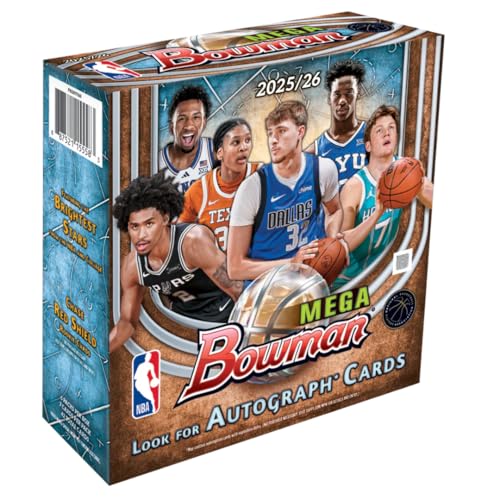 2025-26 Bowman Basketball - Mega Box - Factory Sealed - Look for Autograph Cards - Made in USA