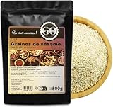 Graines de sésame blanc décortiquées 500 g - LA PLANTIGO...