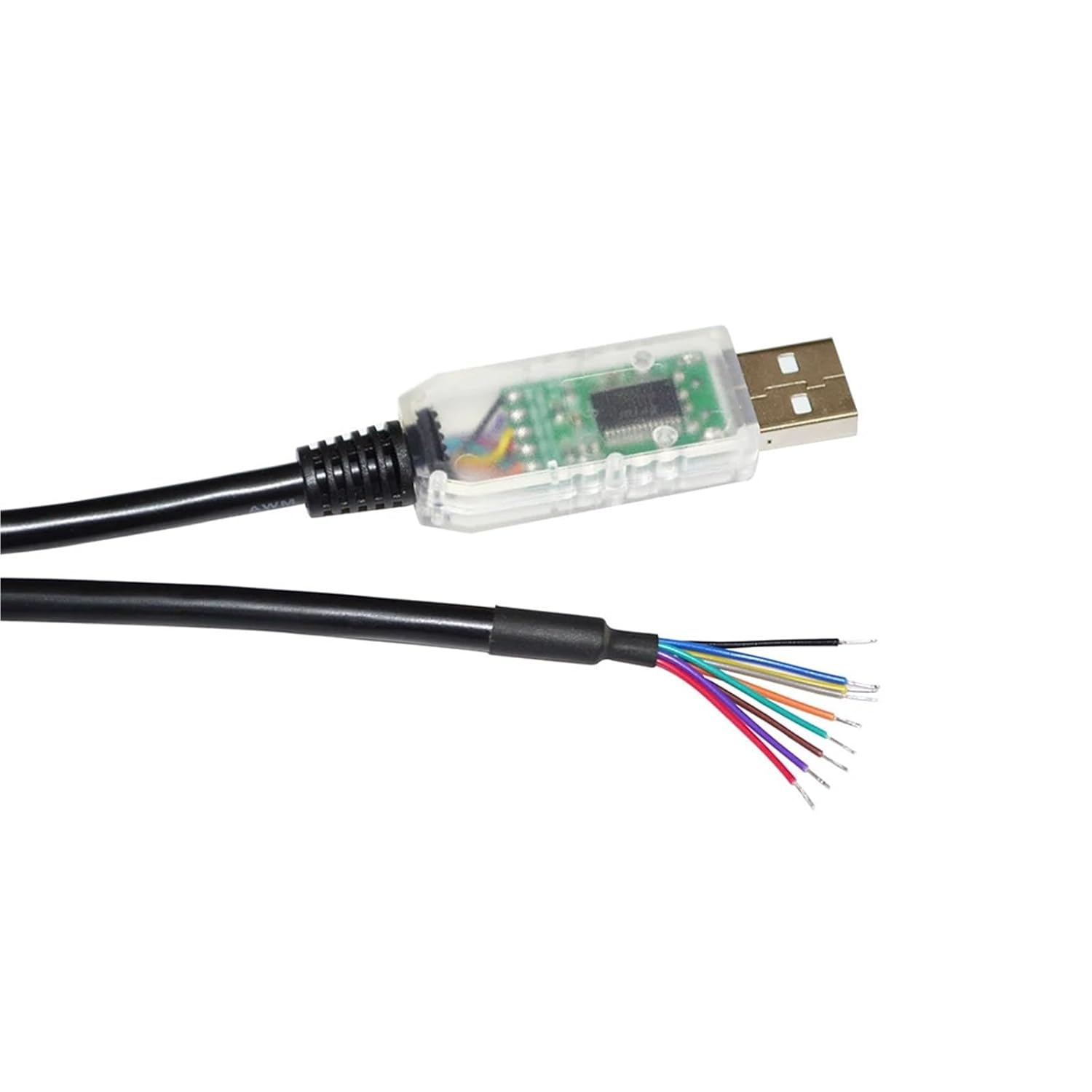 YHNNH FT232RL CHIP USB to RS422 Full Duplex 9 CORE 9PIN WE Wire END Serial Interface Cable Compatible with USB-RS422-WE-1800-BT(8M,9 core)
