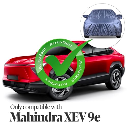 Image of Autofact Premium Car Cover for XEV 9e 2026 | All Weather Water-Resistant Full Body Car Cover | Light-Weight Triple-Stitched Outdoor Shield with UV Protection, Dustproof & Heat-Resistant