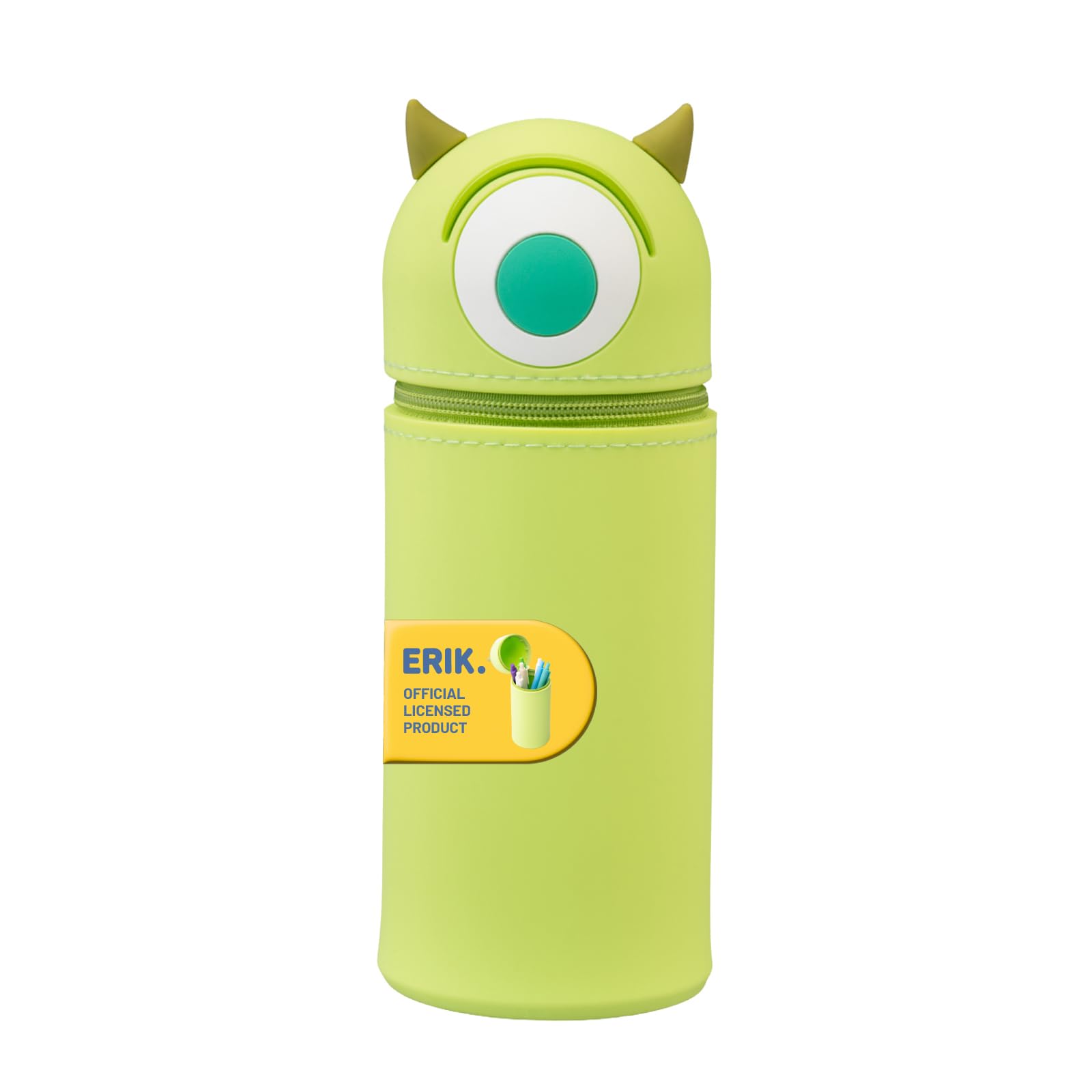Grupo Erik School Pencil Case - Disney Pixar Monsters, Inc. Mike Wazowski | Expandable Pencil Cases, Back to School Supplies, Office Stationery Supplies | Disney Stationery Gifts