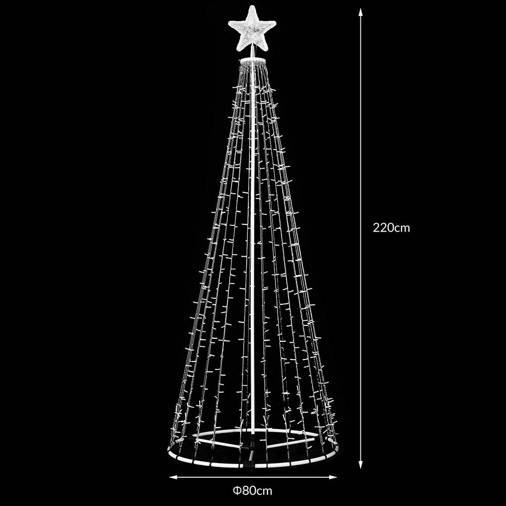 Black Box Trees verlichte kerstboom Darwell (h155xø99 cm