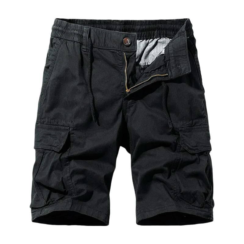 Bermuda cargo homme coton haut de gamme coupe droite et textile aéré