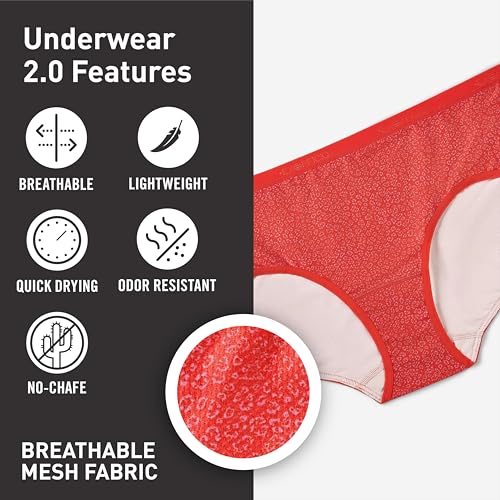 Image of ExOfficio Women's Give-N-Go 2.0 Hipster - Breathable Durable Easy Care Travel Underwear