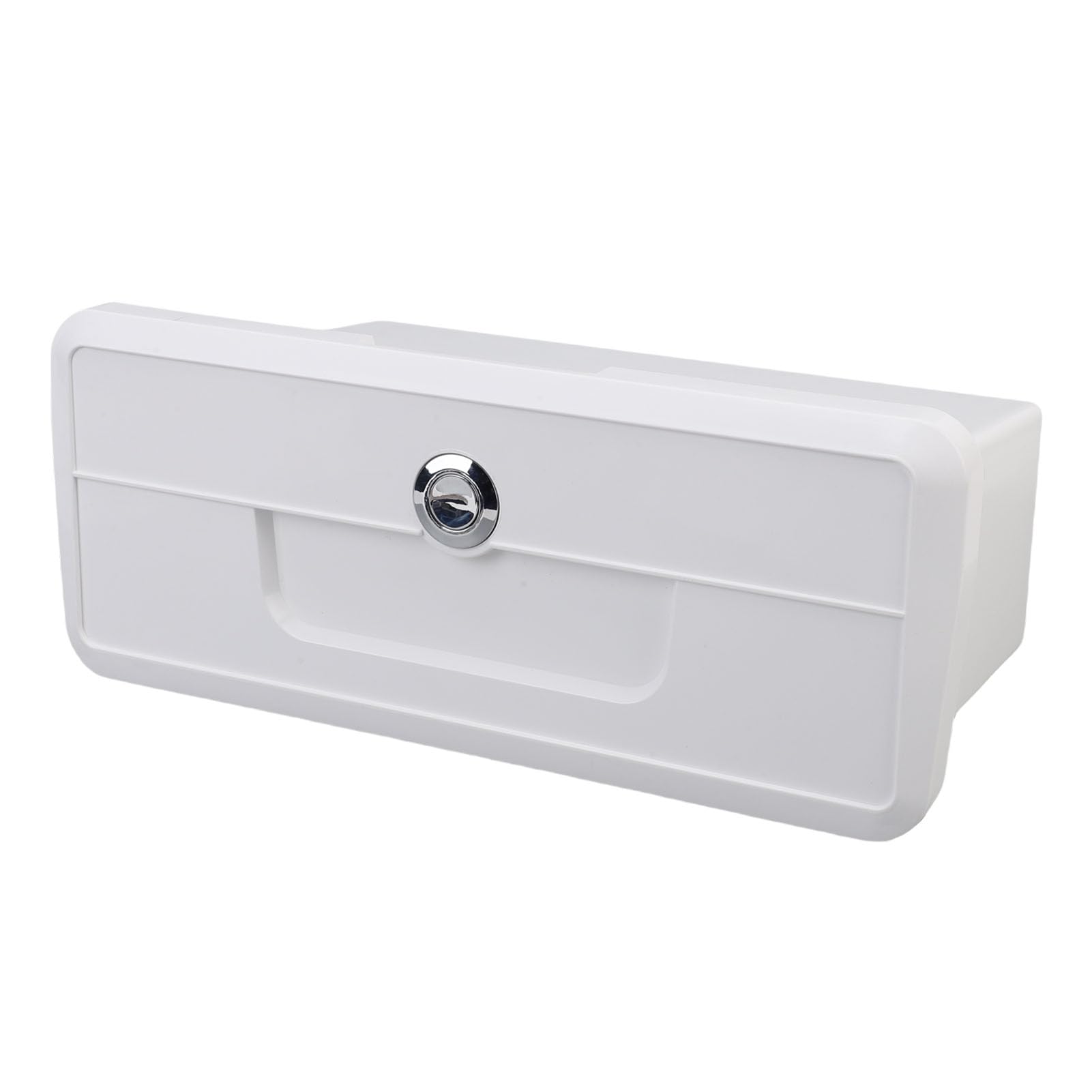 Denash Compartimento de Almacenamiento Multifuncional para Barcos, Guantera con Cerradura, Portavasos para Yate, RV, Material ABS