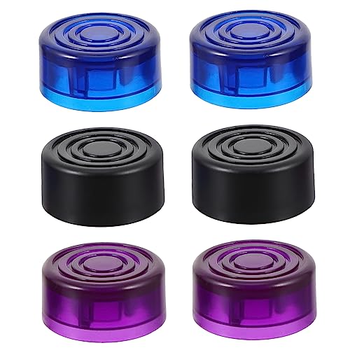 FAVOMOTO 6pcs Effector Foot Cap Guitar Effector Tools Guitar Effect Cap Footswitch