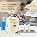 Breast Milk Cooler Bag with Ice Pack, Breastmilk Cooler Travel Bag Fits 6 Bottles up to 9 oz, Double Layer Insulated Baby Bottle Cooler & Breast Pump Storage Bag for Working Nursing Moms, Beige