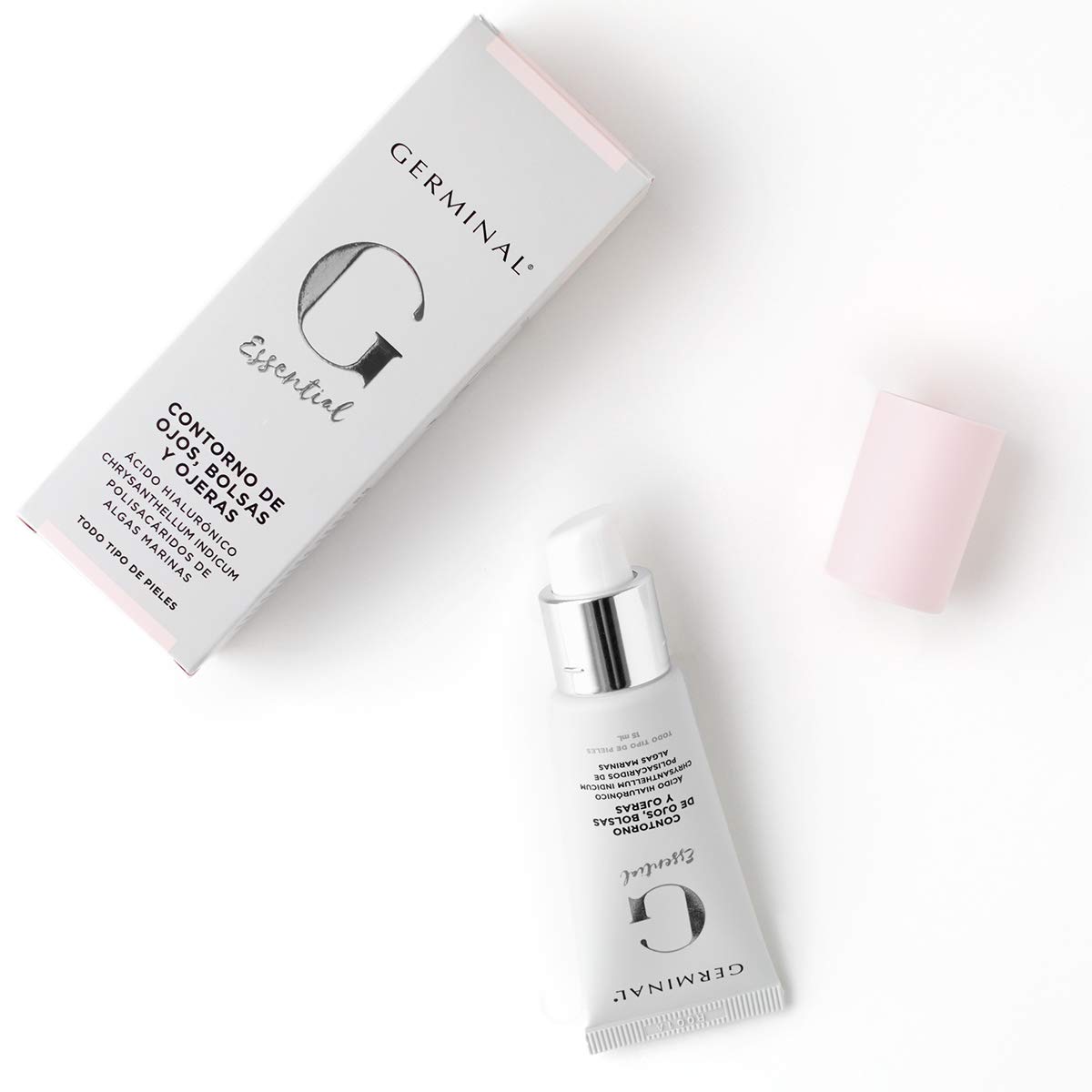 Germinal - Contorno de Ojos Antiarrugas | Contorno de Ojos Antiedad | Crema Antiojeras | Hidratante Facial | Crema Anti Bolsas y Ojeras | 15 ml