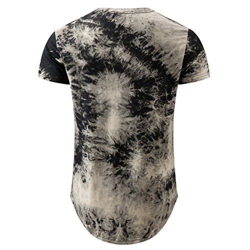 KLIEGOU Men's Tie-Dyed Hip Hop Curve Hem T-Shirt for Comfortable Wear
| KLIEGOU Mens Tie-Dyed Hipster Curve Hem T-Shirt for Stylish Outfits
| KLIEGOU Men's Hip Hop Tie-Dyed Curve Hem T-Shirt with Trendy Design