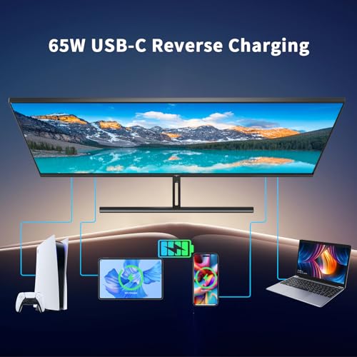 Image of KTC 5K Monitor 27 Inch: Dual Mode 5K (5120x2880) @60Hz / 2K@160Hz Computer Monitor, 99% DCI-P3, 100% sRGB, ΔE＜2, Type-C 65W, HDMI & DP, HDR400, Compatible with Mac mini, H27P3