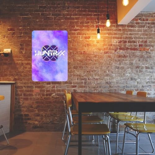 Image of Zesta Bathroom Decor Items Washroom Decor Tin Sign | Aesthetic Posters Wall Poster for Bedroom | Magnetic Cafe Decoration Items /Restaurant Decorations Items | Quirky Home Decor Bar Accent (Huntrix)