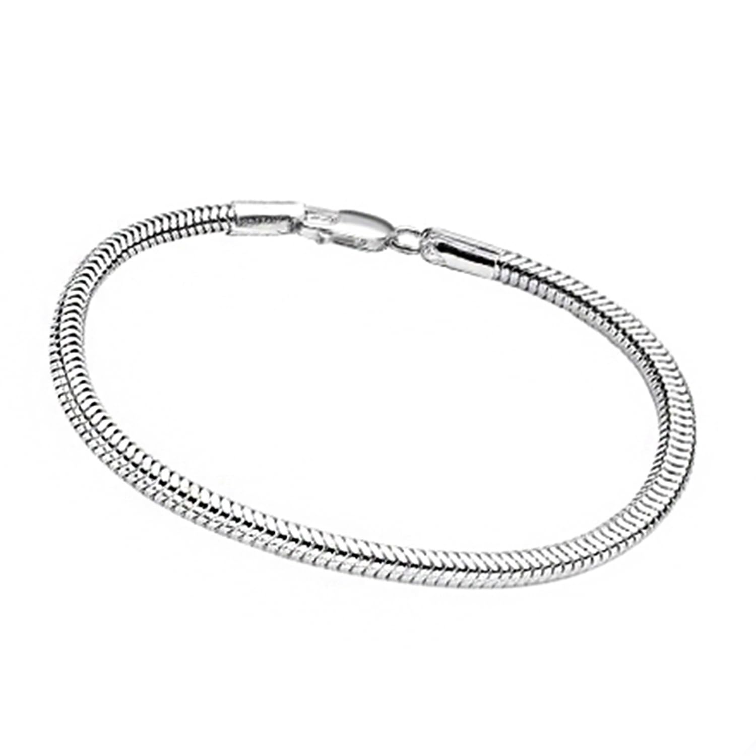 925 Sterling Silver 3 MM Italian Snake Chain Bracelet for Women and Men (6.5, 7, 7.5, 8, 8.5, 9 Inches) - BIS Hallmarked-image-33