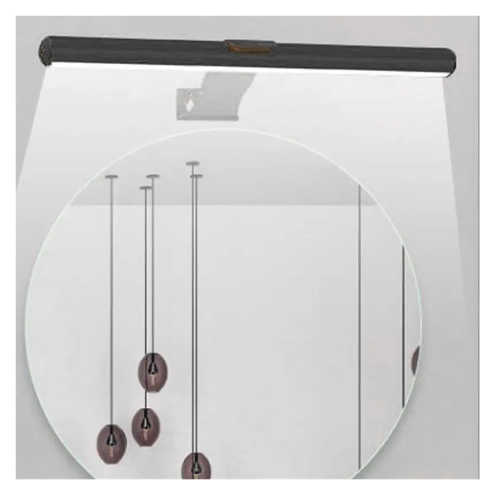 Barra luminosa a LED magnetica dimmerabile con 3 modalità di colore, lampada da lettura sul comodino for il bagno(40CM2.2W)